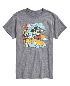 Мужская футболка с коротким рукавом Disney Mickey Stocked AIRWAVES, Gray
