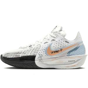 Nike Баскетбольные кроссовки Air Zoom GT Cut 3 Shock Absorbers Rebound Low Top унисекс сине-оранжевого цвета