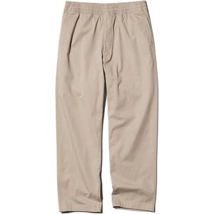 Uniqlo Мужские повседневные брюки бежевого цвета, прямого кроя