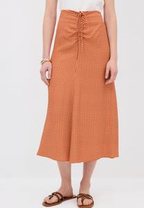 Юбка А-силуэта GATHERED PATTERNED adL, бежевый