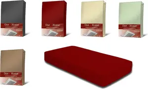 Зимняя простыня на резинке, хлопок, теплый флис, уютная простыня, простыни на резинке, размер: 180х200 см - 200х200 см, цвет: бордо One-Home