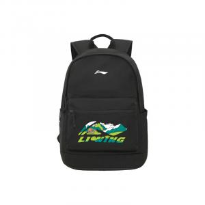 LINING Полиэстеровый рюкзак обычный унисекс черный, Black