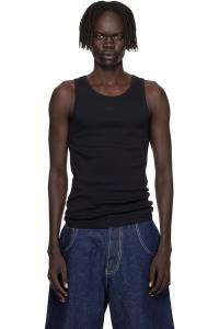 Майка с овальным логотипом Vetements, черный