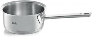 Кастрюля Fissler Original-Profi Collection/из нержавеющей стали (диаметр 16 см, объем 1,4 л), небольшая молочная кастрюля, с внутренними весами - индукционная плита