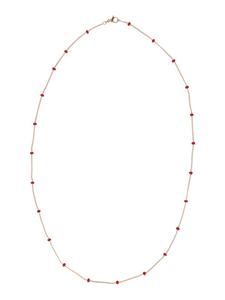 Faina Женское колье из розового золота красного цвета