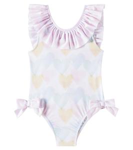 Купальник с принтом и бантиком Patachou, Colorful Hearts