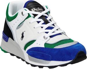 Кроссовки POLO RALPH LAUREN Trackster 200, White/Royal/Green