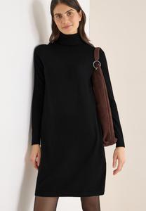 Платье Cecil KUSCHELIGES ROLLKRAGEN , Schwarz/Black