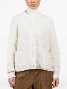 Кардиган Marjorie с пуговицами и накладными карманами Iris Von Arnim, нейтральный
