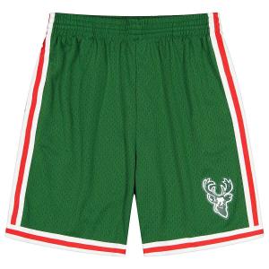 Шорты NBA SWINGMAN SHORTS MILWAUKEE BUCKS Mitchell And Ness, цвет Black / Black 76Ers