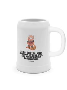 Пивная кружка с изображением красной панды и белой надписью Mr. & Mrs. Panda