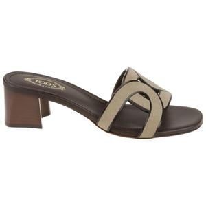 Женские мюли на каблуке с открытым носком TOD'S