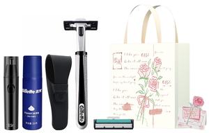 Мощные ручные бритвы для мытья по всему телу 2 слоя лезвия классическая вращающаяся головка Gillette