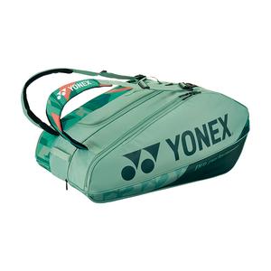 YONEX Спортивная сумка из ткани и искусственной кожи унисекс оливкового цвета