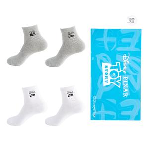 Носки Unisex Shopping Bag 4 Pack Disney, белый/серый