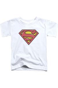 Футболка с коротким рукавом "Супермен" с аэрографическим щитом для детей Gildan, белый