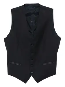 Жилет на пуговицах Tagliatore, синий