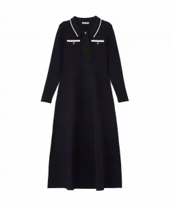 Вязаное платье с завязками Jill By Jill Stuart, цвет Navy