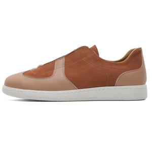 ZHENRAN Мужские низкие скейтерские кеды бежевые, цвет Beige