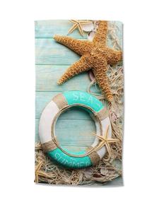 Пляжное полотенце GMD Living, цвет aqua