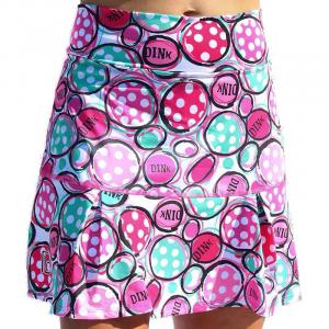 Женская юбка со складками Pickleball Bella Dink , мультиколор