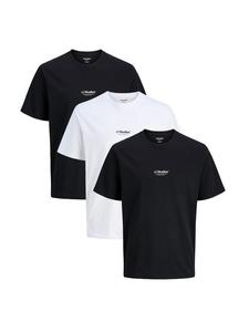 Футболка Soho черно-белого цвета Jack & Jones