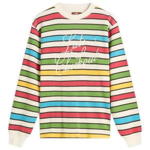 Футболка с разноцветным рисунком в виде вафель с коротким рукавом Late Checkout, мультиколор