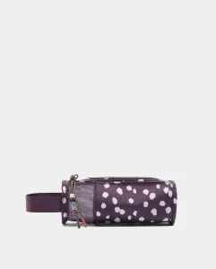 Футляр на молнии с микроузором Parfois, белый/фиолетовый