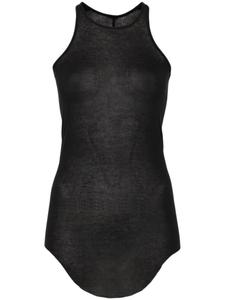 Ребристая майка Rick Owens, черный