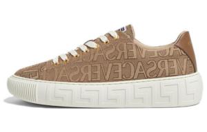 Versace Логотип Greca 'Allover Logo - Brown'