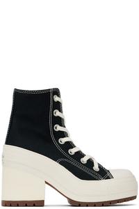Черные высокие кеды на каблуке Chuck 70 De Luxe Converse