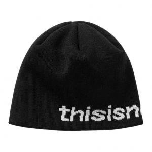 Акриловая шапка унисекс разноцветная Thisisneverthat, черный