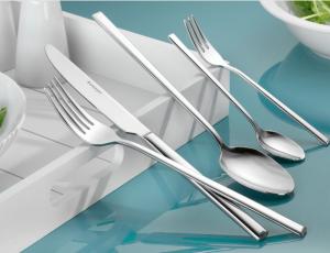 Эсмейер 30 шт. Набор столовых приборов для меню 'SOPHIE' 18/10, полированная нержавеющая сталь - четкий, элегантный дизайн - на 6 человек Esmeyer