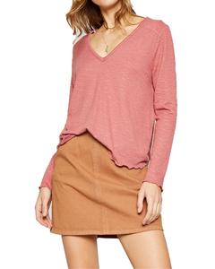 Сэди и Сейдж Тья Брашед Вязаный топ Sadie & Sage, красный