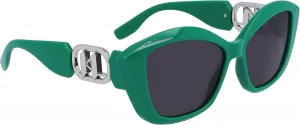 Солнцезащитные очки KARL LAGERFELD KL6102S 300 GREEN 56/15/140 для женщин, 300 Green