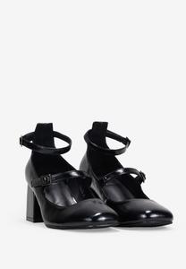 Классические туфли на каблуке CON DOBLE TIRA Bosanova, черный