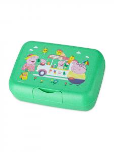 Koziol Ланч-бокс CANDY L PEPPA PIG POP с разделителем, цвет органический весенний зеленый