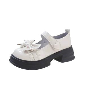 Туфли на блочном каблуке Mary Jane Boldi Kuki, белый