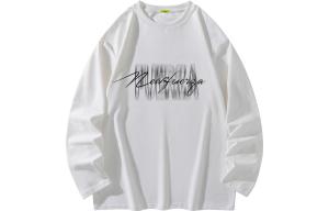 Футболка унисекс FUERZA, белая [Aoli Fleece высокая плотность круглый вырез чистый стиль]