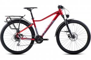 Треккинговый велосипед Ghost Lanao EQ 27.5 AL - 27,5 дюймов - Diamant - 2025, цвет Rot|pearl deep red/pearl purple - glossy