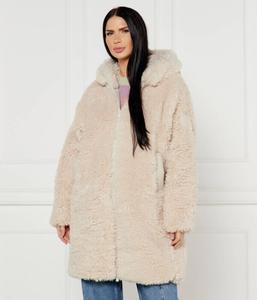 Шуба женская Save The Duck из искусственного меха на молнии, бежевый