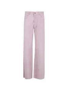 Замшевые брюки Haikure, розовый