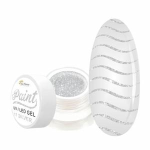 Цвет геля краски - Серебро 11, SUNFLOWER