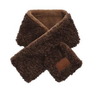 Шарф из полиэстера вязаный для женщин ELLE, latte коричневый