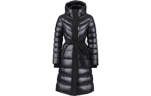 MACKAGE Пуховик Coralia с капюшоном и поясом-кушаком