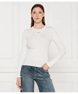 Базовая блузка Slim fit Tommy Jeans, бежевый