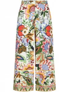 Кюлоты с цветочным принтом Etro, белый