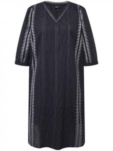 Длинное платье Ulla Popken Midi, цвет mattes nachtblau