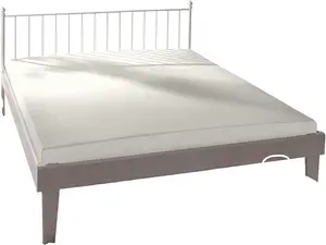 Простыня на резинке белая 180x200 см - 200x220 см Bassetti