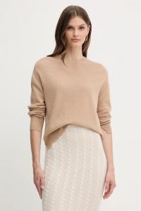 Шерстяной свитер Twinset, бежевый